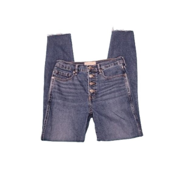 Everlane High-Rise Vintage Button Fly Skinny Ankle Jeans - Picture 1 of 6